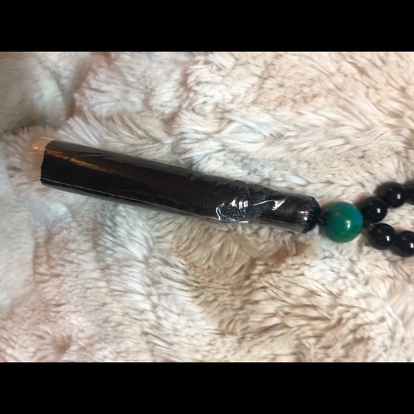 *SOLD* Mala Beads, Black Onyx & Chrysocolla - Picture 6 of 8